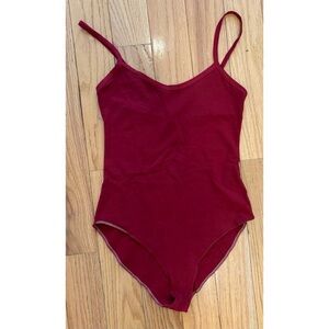 American Apparel Red Bodysuit